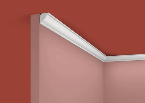 Изображение товара Карниз 6шт, плинтус потолочный 20х20х1750мм Экополимер EVROPLINT VR520