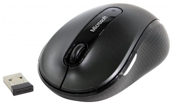 Беспроводная компактная мышь Microsoft Wireless Mobile Mouse 4000, черный