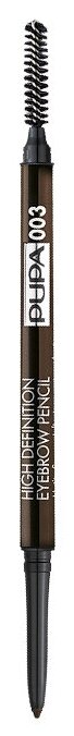 Pupa High Definition Автоматический карандаш для бровей с щеточкой-расческой тон 003, Dark Brown (темно-коричневый) 1гр