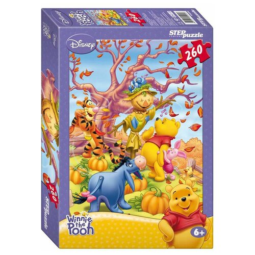 Пазл Step puzzle Disney Винни Пух (95004), 260 дет. пазл step puzzle disney вампирина 95103 260 дет разноцветный