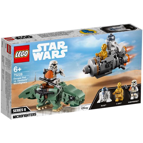 LEGO Star Wars 75228 Спасательная капсула Микрофайтеры: дьюбэк, 177 дет. lego star wars 75136 спасательная капсула дроидов 197 дет