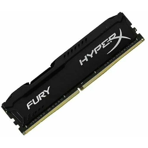 Модуль памяти HyperX Fury DDR3 DIMM 1600MHz PC3-12800 CL10 - 8 ГБ HX316C10F/8, черный оперативная память озу weimu ddr3 8гб 1600мгц 12800