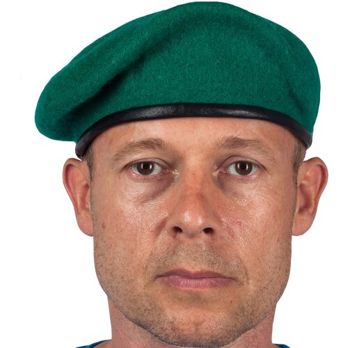 Берет , размер 55, зеленый