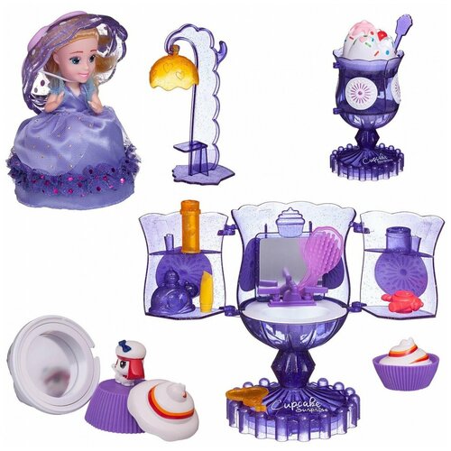 Игровой набор EMCO Cupcake Surprise Мороженое - Туалетный столик (фиолетовый) 1140/фиолетовый