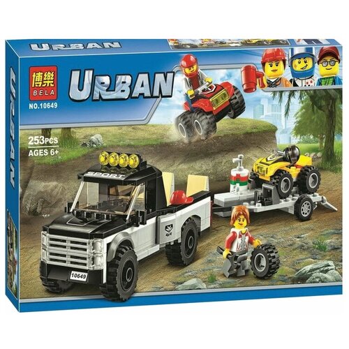 конструктор lego city 60384 penguin slushy van 194 дет Конструктор Lari (Bela) Urban 10649 Гоночная команда, 253 дет.