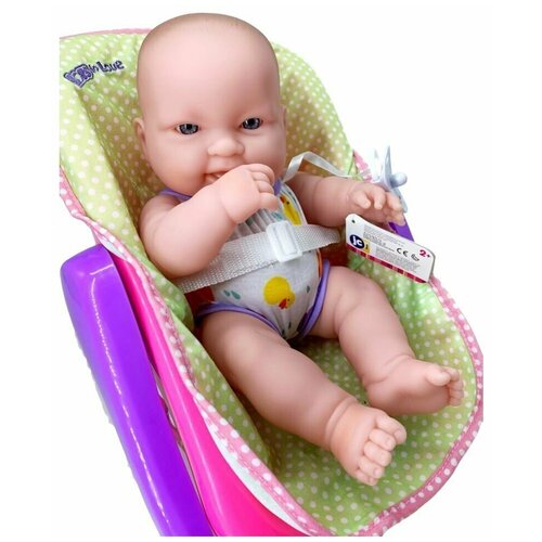 Пупс BERENGUER виниловый 36 см., в люльке-переноске (16132)