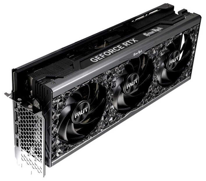 Видеокарта Palit nVidia GeForce RTX 4090 GameRock OmniBlack 24G 2235MHz PCI-E 24576Mb 21000MHz 384 bit HDMI 3xDP NED4090019SB-1020Q
