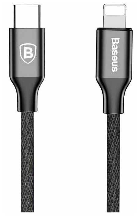 Кабель Baseus Yiven USB Type-C - Lightning (CATLYW-C), 1 м, 1 шт., black