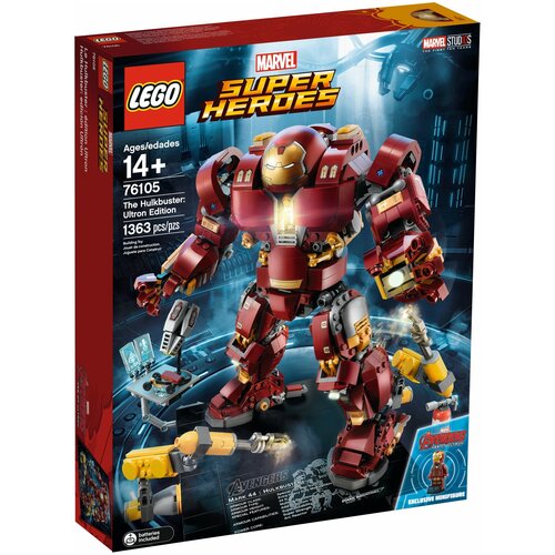 Конструктор LEGO Marvel Super Heroes 76105 Халкбастер: эра Альтрона, 1363 дет. конструктор робот халкбастер 10513