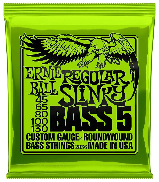 Ernie Ball 45-130 Regular Slinky Bass 5 2836