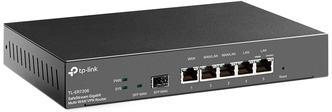 TP-Link Сетевое оборудование ER7206 TL-ER7206 VPN-маршрутизатор Omada с гигабитными портами и поддержкой Multi-WAN