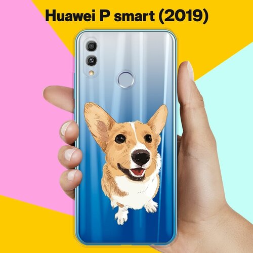 Силиконовый чехол Хороший корги на Huawei P Smart (2019) силиконовый чехол хороший корги на huawei y6p