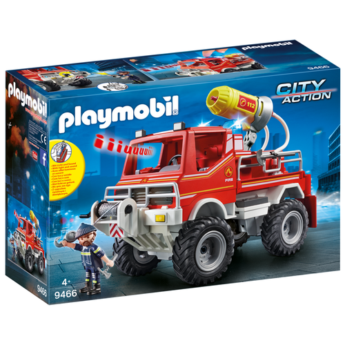 Конструктор Playmobil City Action 9466 Пожарная служба: пожарная машина, 128 дет. конструктор playmobil city action 6920 патрульная машина 35 дет