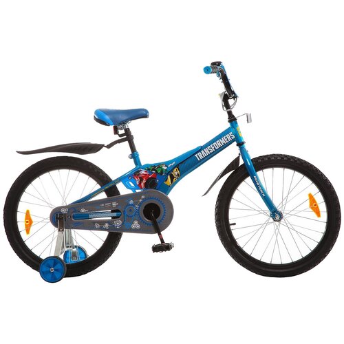 фото Детский велосипед novatrack transformers 20 (2015) синий (требует финальной сборки)
