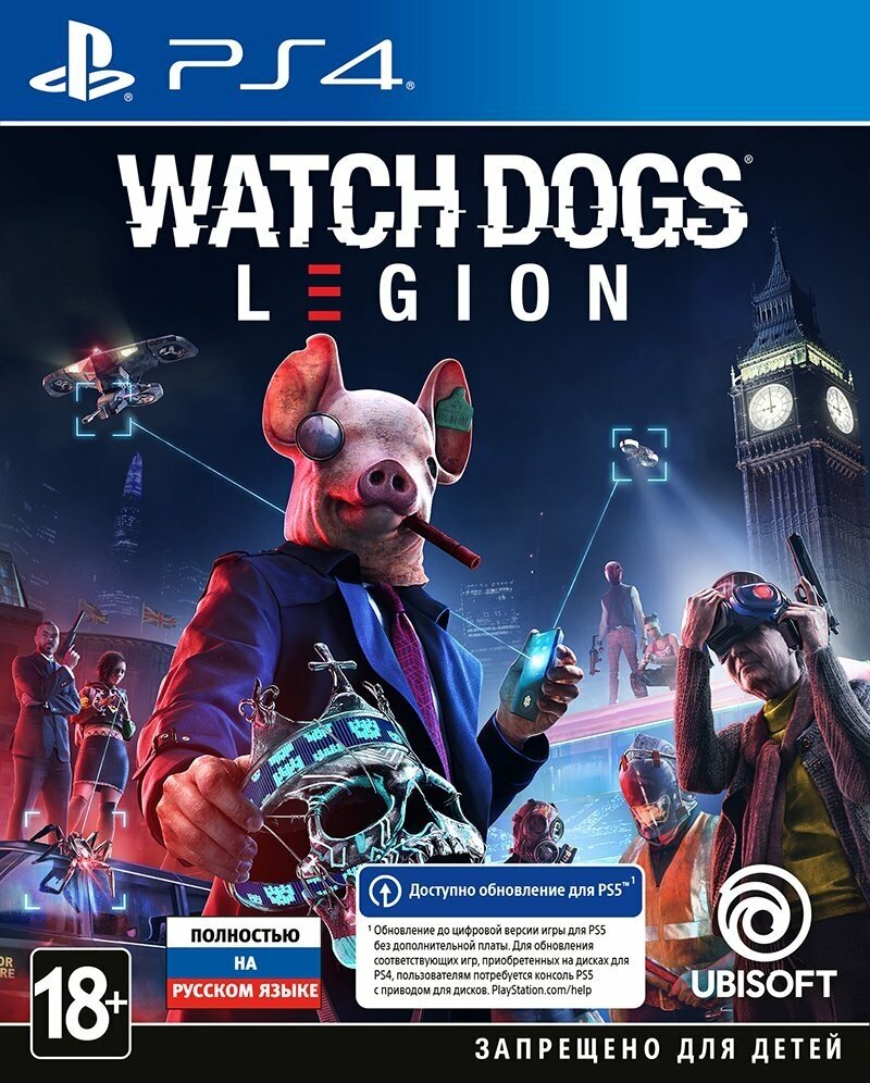 Игра Watch Dogs: Legion для PlayStation 4 (PS4)русская озвучка