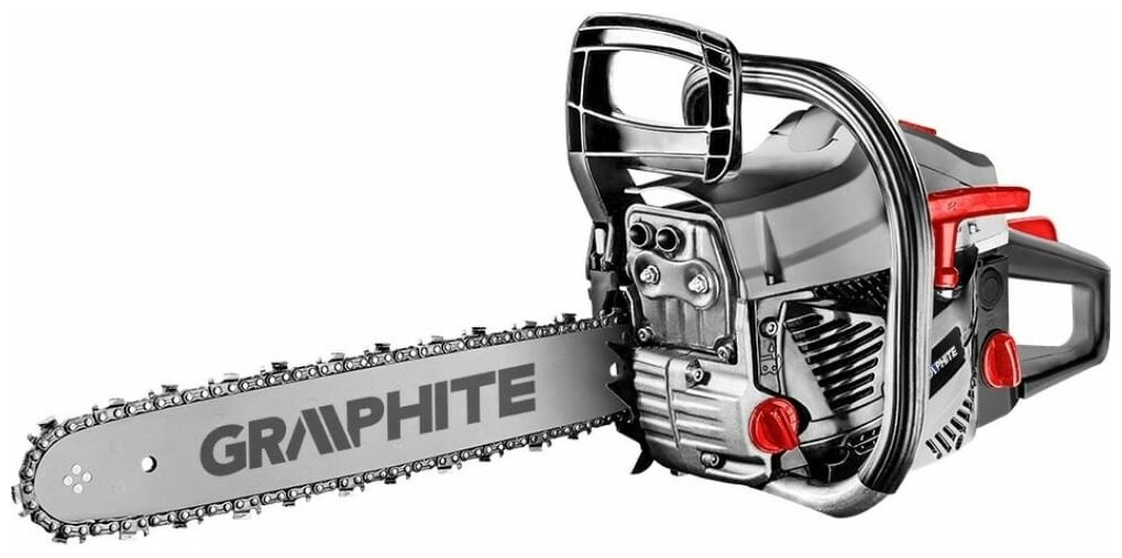 GRAPHITE Пила цепная бензиновая 2kВт, направляющая шина 18458 мм 58G952