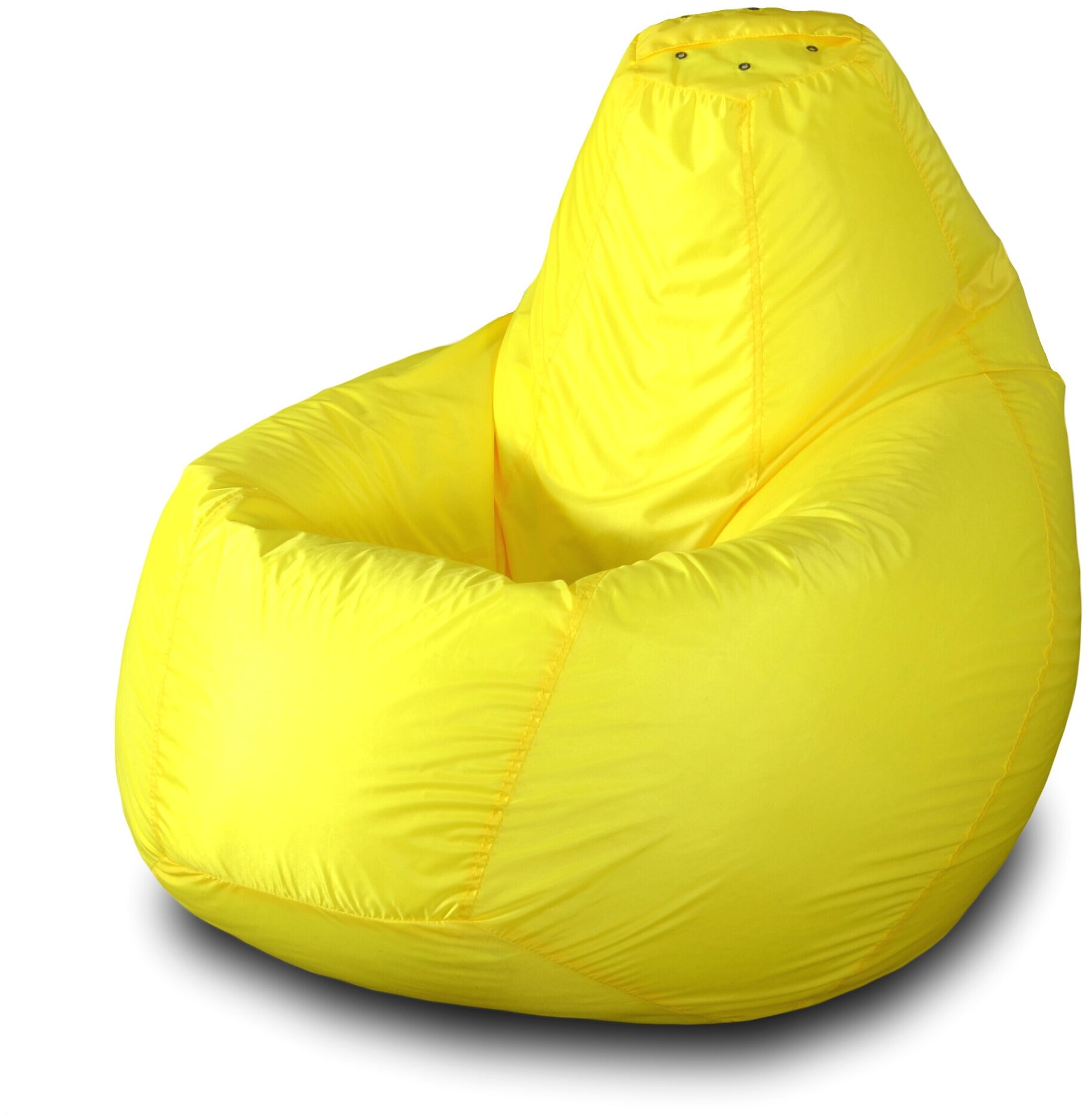 Кресло-мешок Груша Пазитифчик желтая (оксфорд) 90х80 см