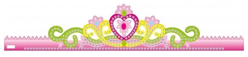 Color Kit Мозаика - стикеры Корона розовая (GH002) розовый