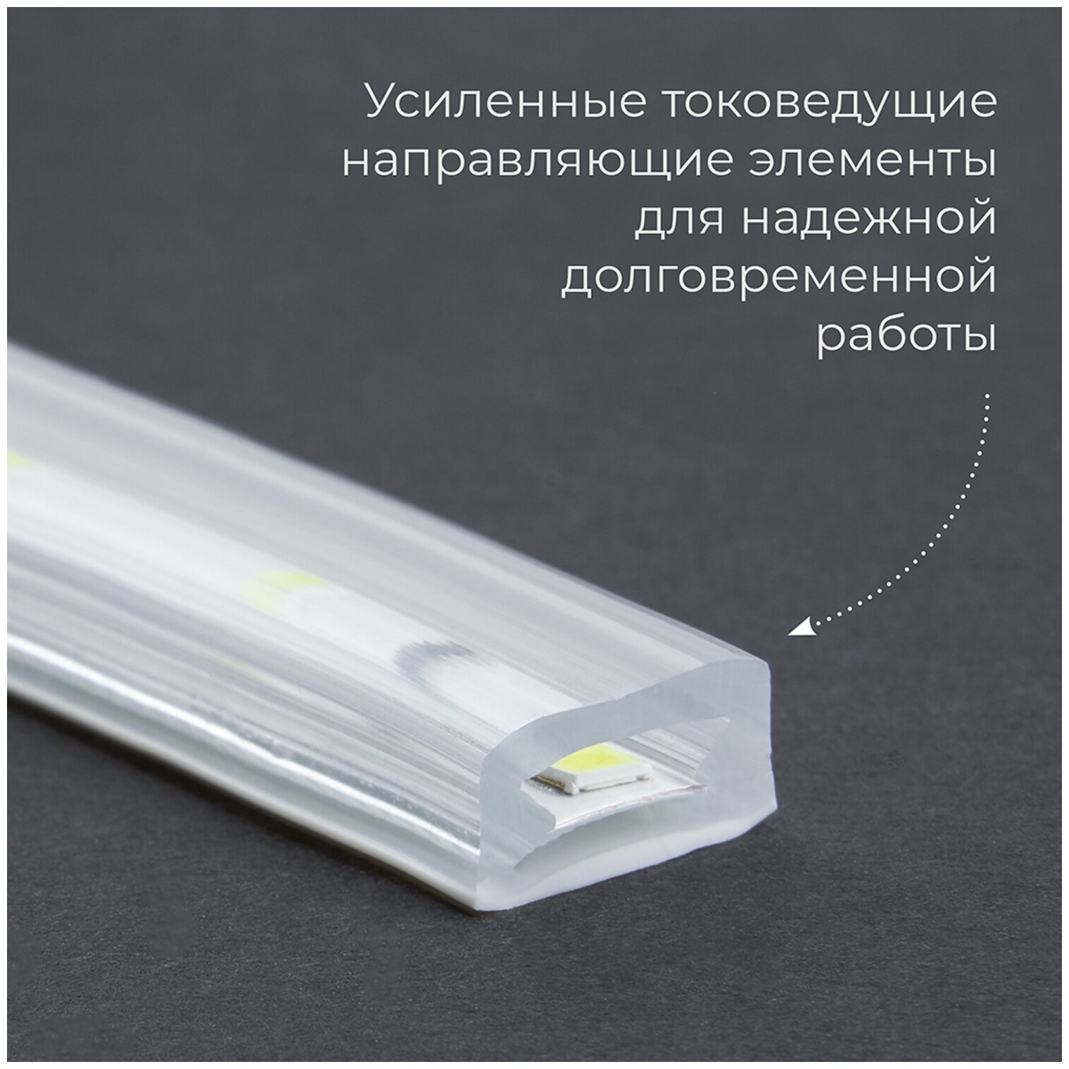 Cветодиодная LED лента LS704, 60SMD(2835)/м 4.4Вт/м 100м IP65 220V 6400K, FERON 26243 (1 м.) - фотография № 2
