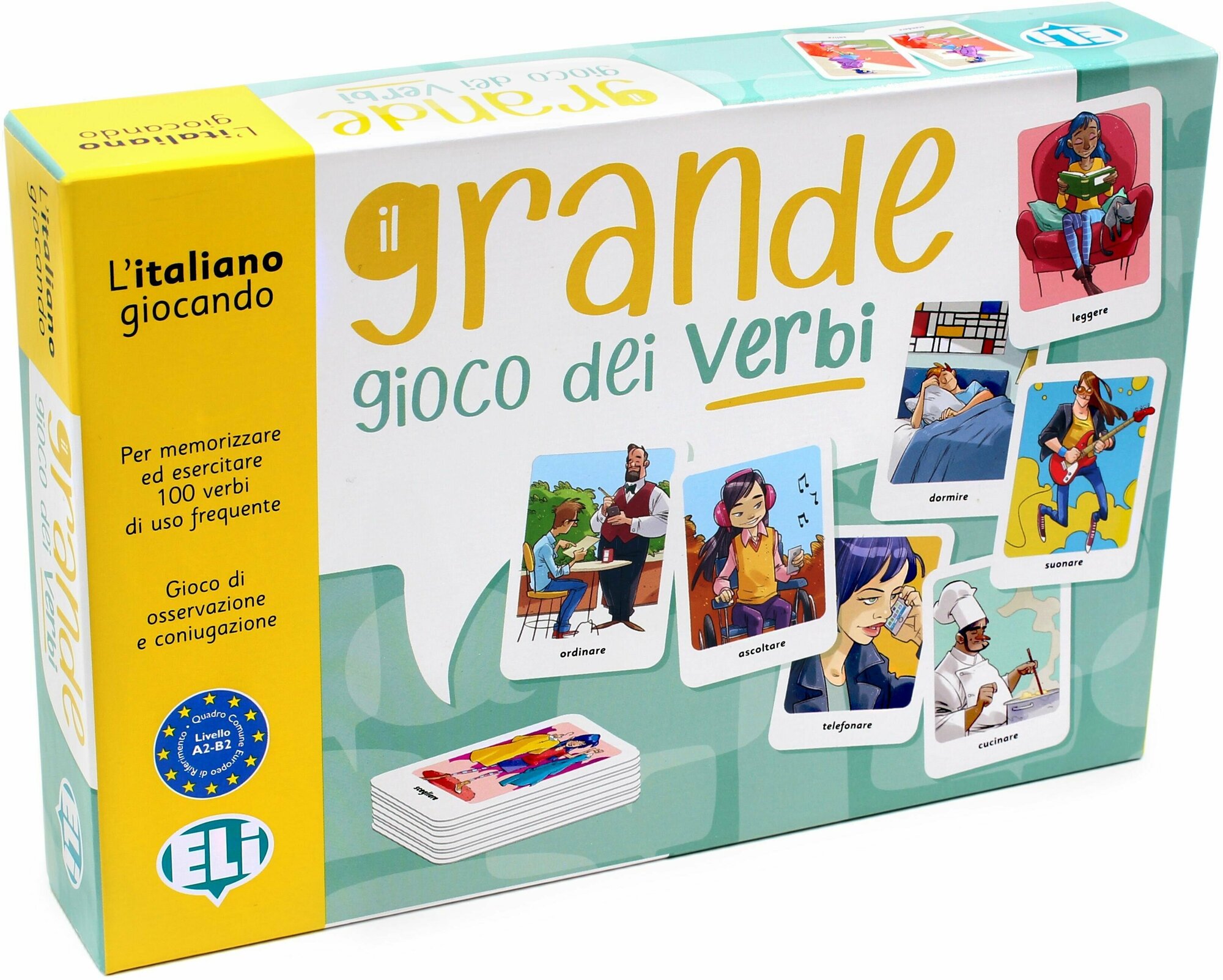 IL GRANDE GIOCO DEI VERBI (A2-B1) / Обучающая игра на итальянском языке "Учим глаголы"