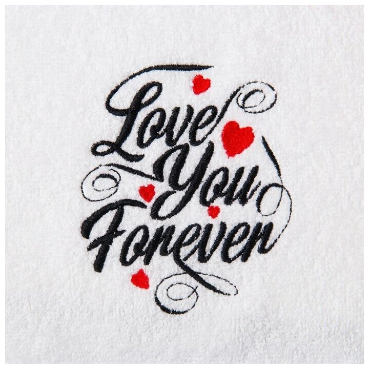 Набор полотенец «Love you forever» 30х60 см - 3шт - фотография № 3