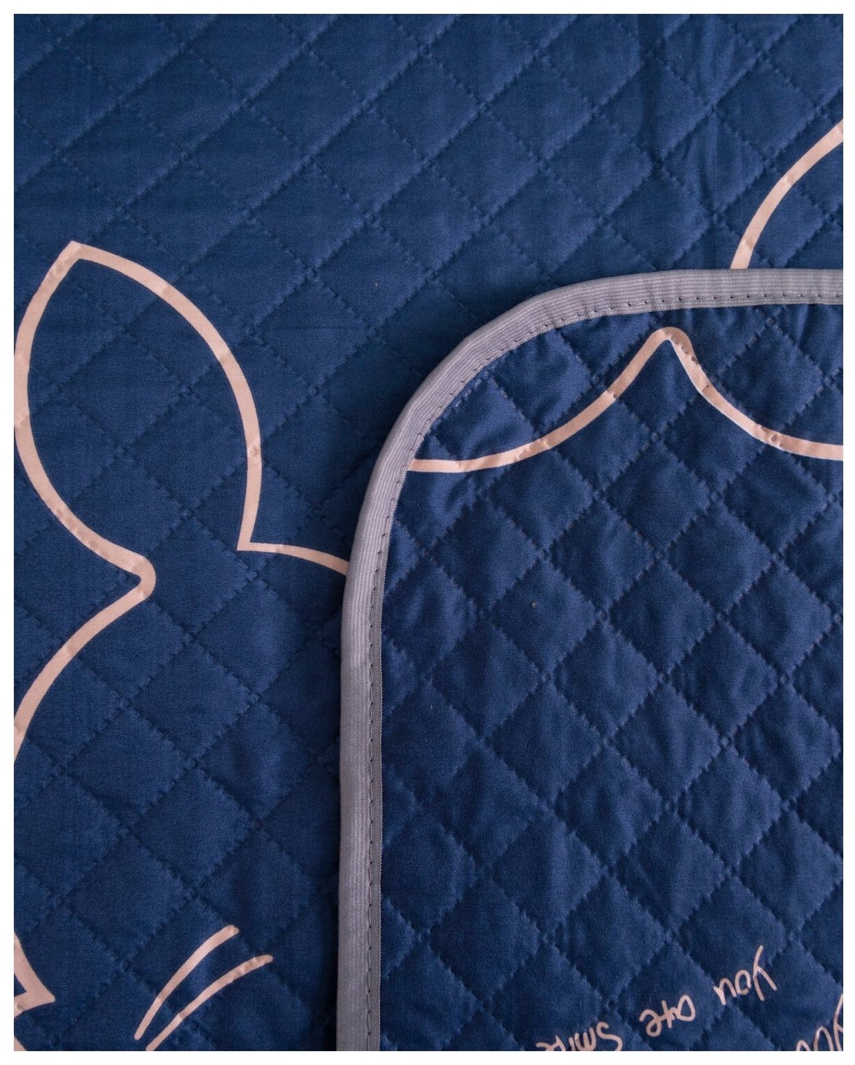 Покрывало стеганое на диван и кровать - Облегченное одеяло ультрастеп двухсторонний, Вселенная текстиля, Полиэстер, № 4016, 150х210 см - фотография № 5