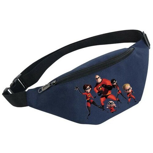 фото Сумка поясная noname, синий