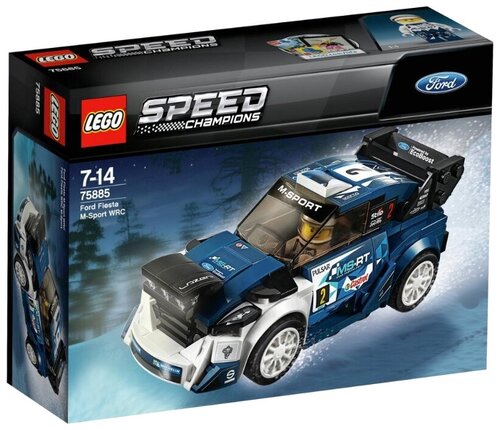 Конструктор LEGO Speed Champions 75885 Ford Fiesta M-Sport WRC, 203 дет.