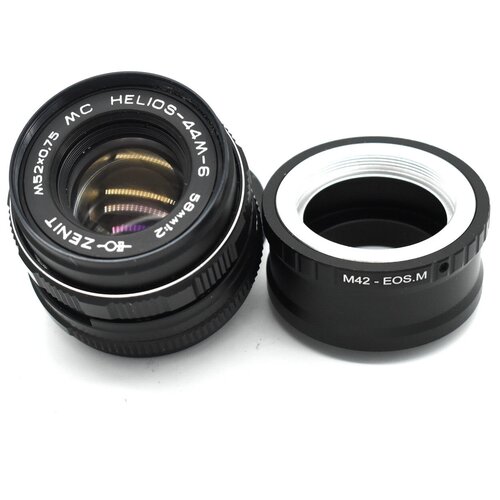 Мануальный советский объектив Гелиос-44М-6 МС 258 для Canon EOS M 449100₽