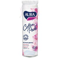 Ватные диски Aura Beauty Cotton pads, 100 шт.