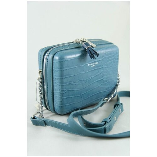 фото Сумка женская кроссбоди из экокожи david jones turquose