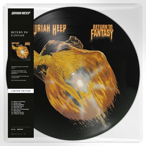 Виниловая пластинка Uriah Heep. Return To Fantasy. Picture (LP) пазл картонный 29x20 см размер а4 120 деталей модель музыка a day to remember 1517