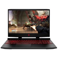 15.6" Ноутбук HP OMEN 15-dc1 1920x1080, Intel Core i5 9300H 2.4 ГГц, RAM 8 ГБ, DDR4, SSD 512 ГБ, NVIDIA GeForce GTX 1650, DOS, 7QC73EA, таинственный черный