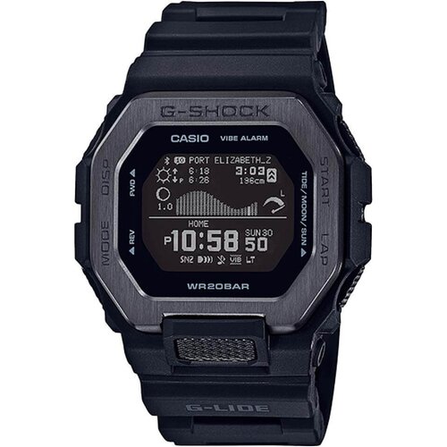 Наручные часы CASIO G-Shock, черный муэские японские наручне часы casio g shock gbx 100 2 с bluetooth блютуз подключением с гарантией