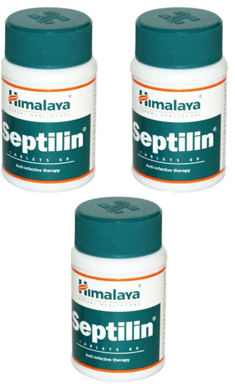 Септилин (Septilin) природным антибиотик 60 таб. Himalaya Since 1930