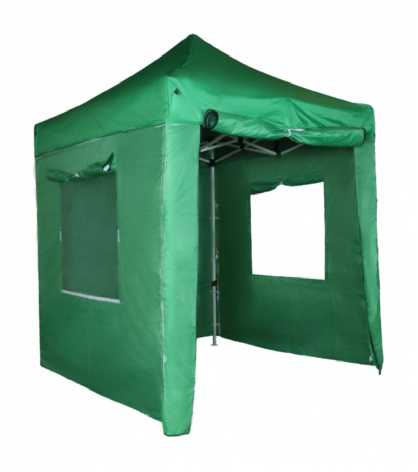 Helex Тент-шатер быстросборный Helex 4220 2х2х3м полиэстер зеленый - фотография № 1
