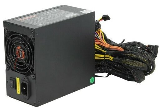 Блок питания ATX Exegate EX235029RUS 500W, APFC, 2х8cm fan, 20+4pin/(4+4)pin, PCI-E, 9xSATA - фото №11