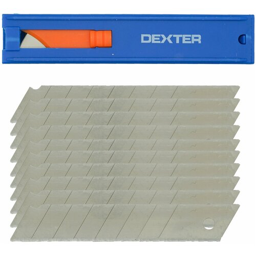 Лезвие универсальное Dexter 18 мм, 10 шт.