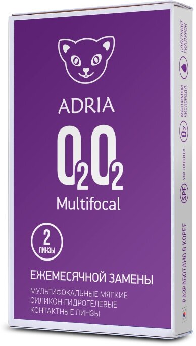 Контактные линзы ADRIA O2O2 MULTIFOCAL 6 шт.