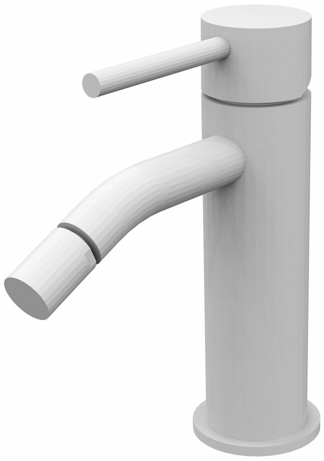 Смеситель Paffoni, серии LIGHT, для биде без д/к, Белый матовый LIG131BO