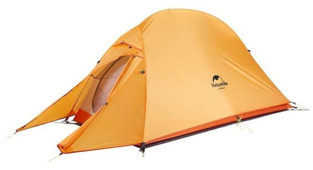 Палатка сверхлегкая Naturehike Сloud up 1 NH18T010-T одноместная с ковриком, оранжевая