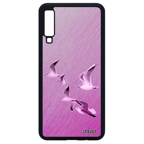 фото Чехол на смартфон samsung galaxy a7 2018, "чайки" ливингстон альбатрос utaupia