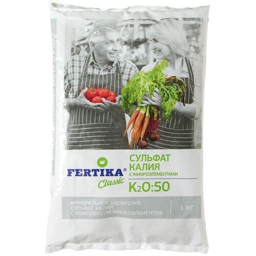 Удобрение FERTIKA Classic Сульфат калия, 1 л, 1 кг, 1 уп. удобрение fertika classic сульфат калия 1 л 1 кг количество упаковок 1 шт