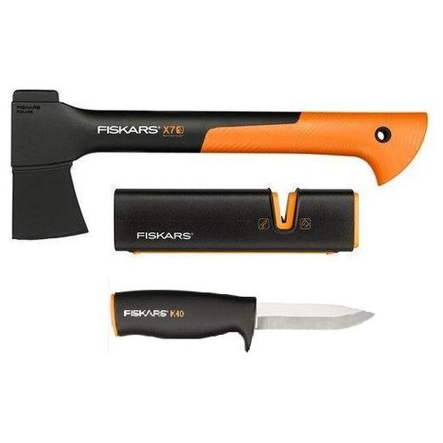 фото Набор fiskars fireplace set черный/оранжевый