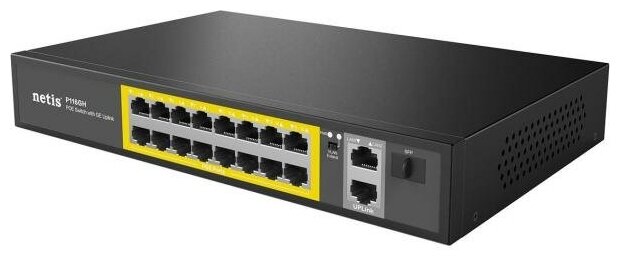 Коммутатор 16PORT 10/100M 16POE+2XGE+SFP P116GH NETIS