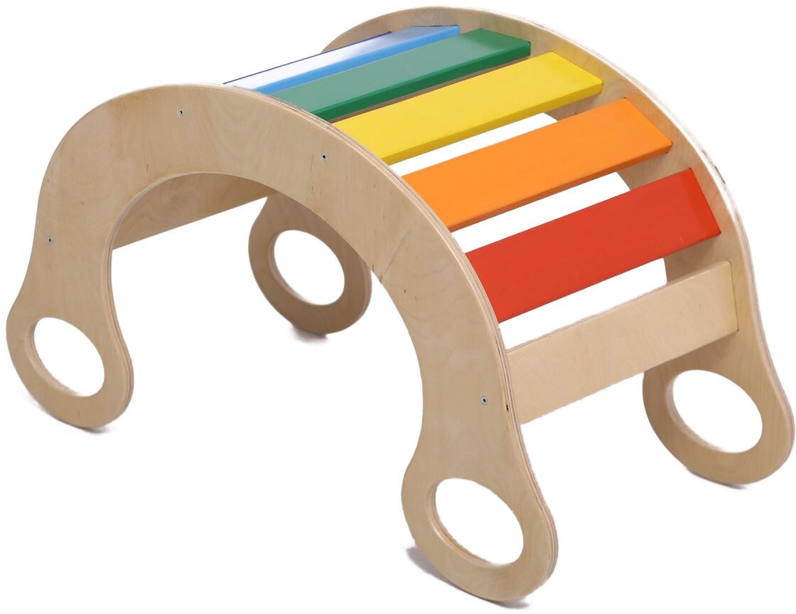 фото Качалка цветная «Радуга»