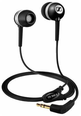 Наушники Sennheiser CX 300-II, mini jack 3.5 mm, black