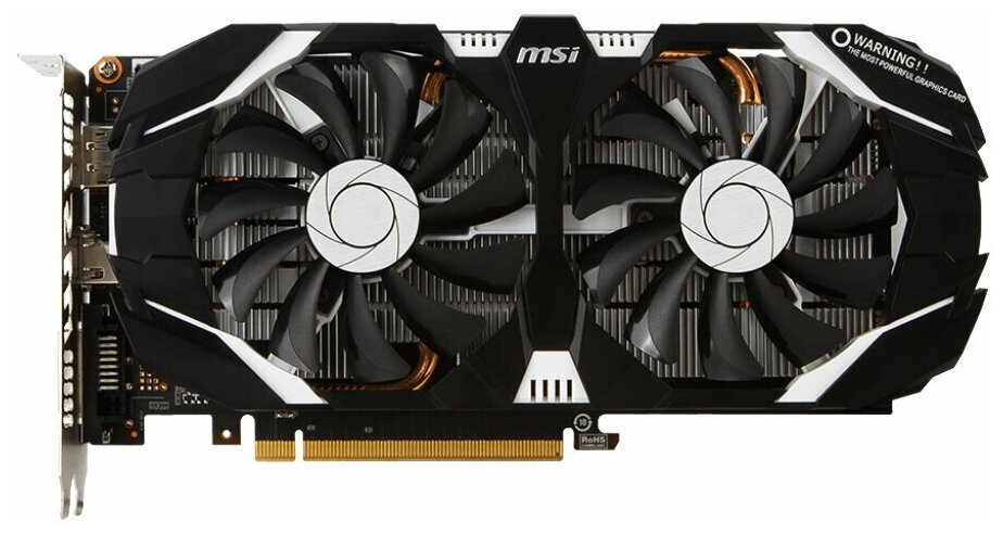 Видеокарта MSI GEFORCE GTX 1060 6GT OCV1, Retail