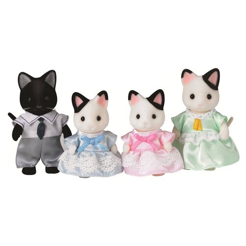 фото Игровой набор sylvanian families семья чёрно-белых котов 5181