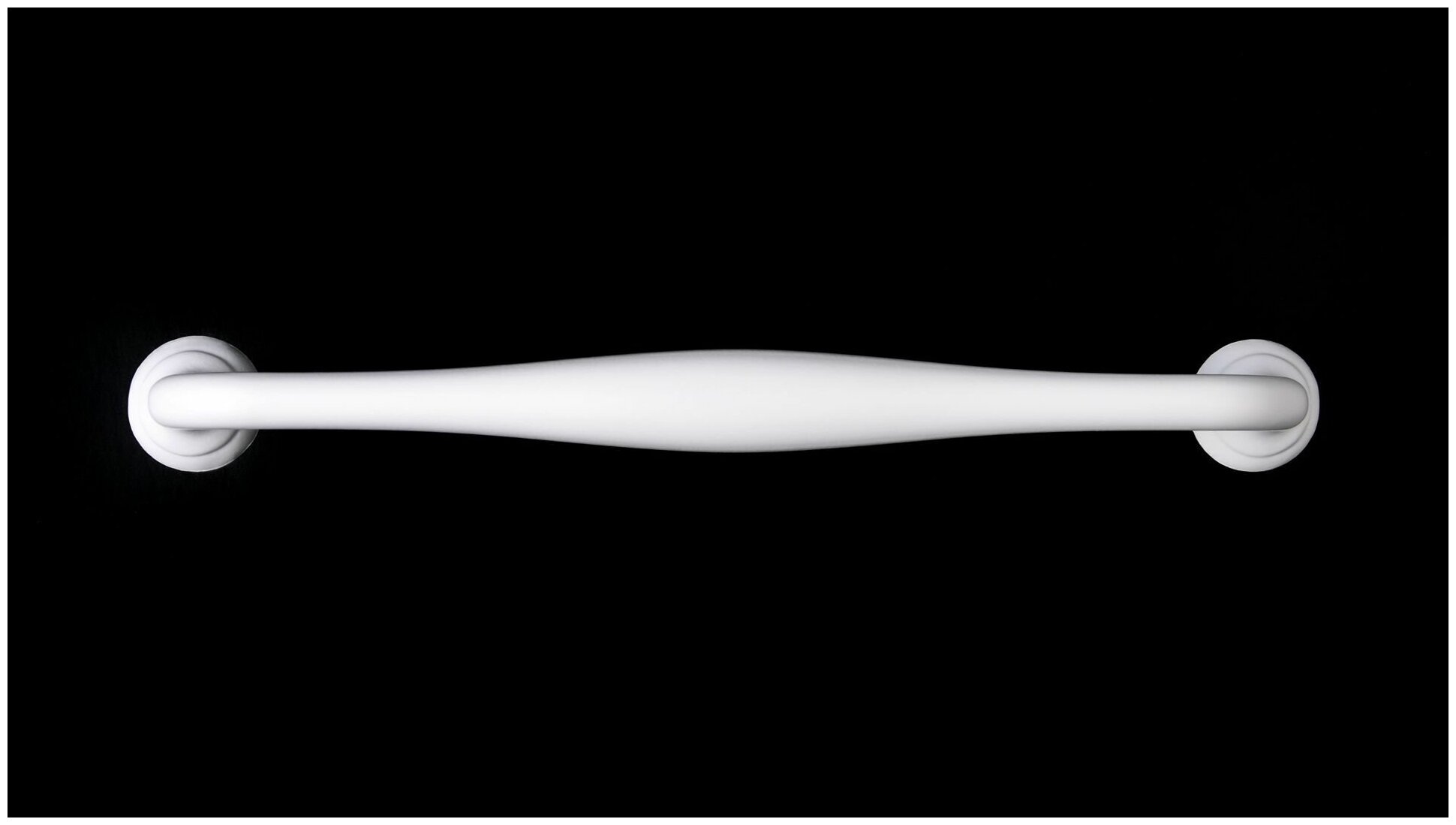 Мебельная ручка URSULA, комплект 8 шт, установочный размер - 160 мм, цвет - Белый, материал-алюминий-цинк - фотография № 3